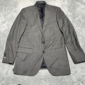 J Crew Thompson Blazer Mens 40R Gray Wool Sport Coat Jacket 2 Button